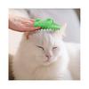 Cat Personal Groomer Corner Scratcher, Silicone Brush & Interactive Toy for Indoor Cats (Yellow, 1PC) – Compatible with all cats