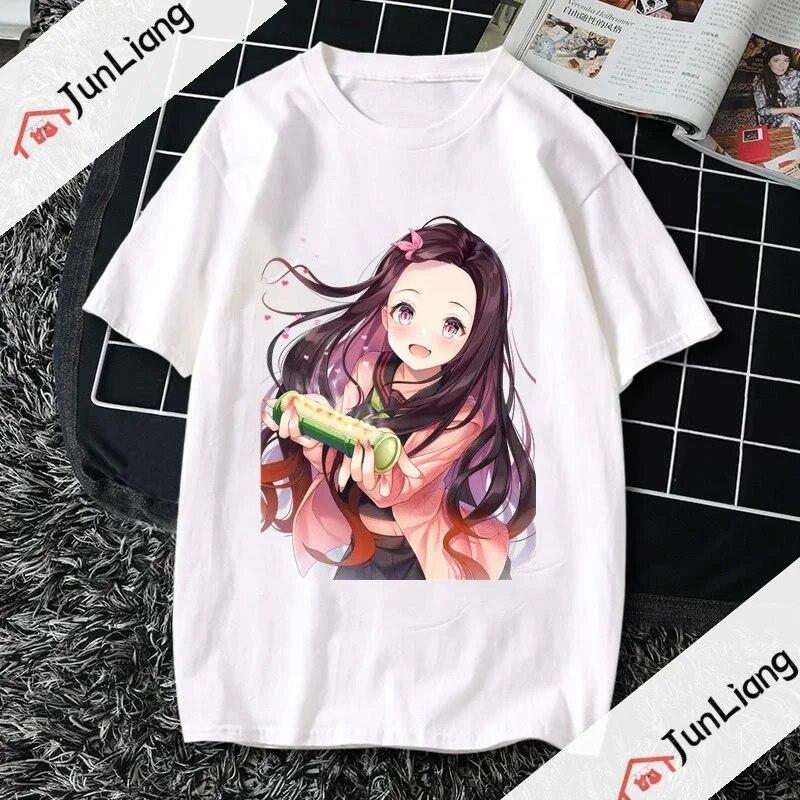 2023 New Summer Popular Unisexswear Japanese Anime Ghost Killing Blade Demon Slayer Unisex T-shirt Fashion Casual