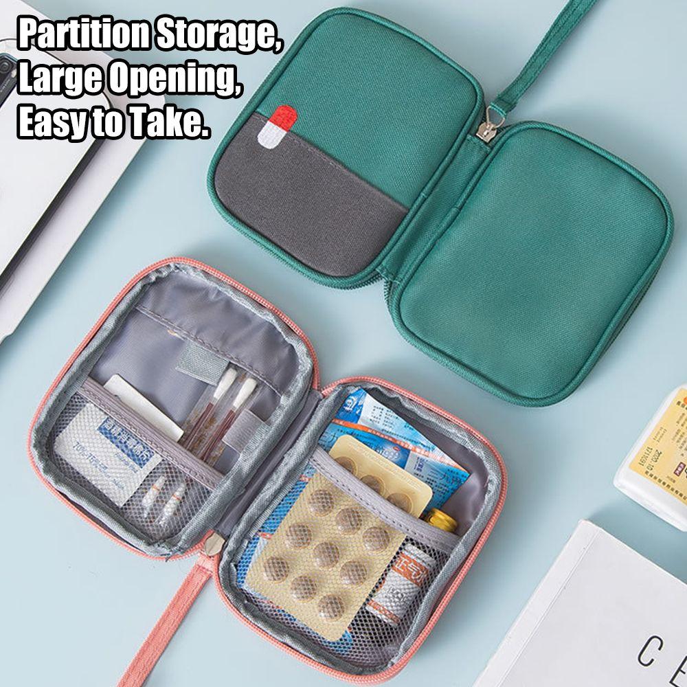 Large-Capacity Medicine Container Medicine Case Car First Aid Kit First Aid Bag Cosmetic Organizer