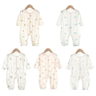 Letnie śpioszki dla niemowląt Oddychające cienkie ubrania dla dziewczynki Chłopiec Odzież Kombinezon dla noworodka Niemowlę Onesie dla malucha