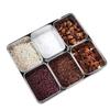 Stainless Steel Multi-Compartment Seasoning and Toppings Box for Commercial Use