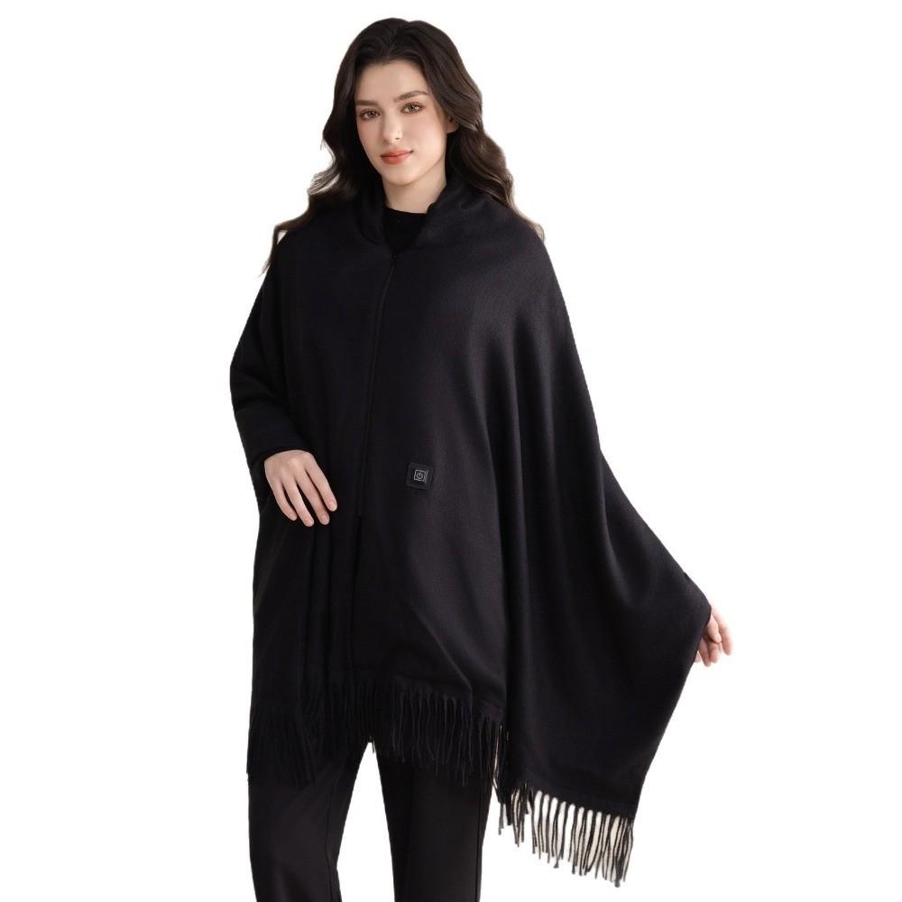 3 Heated Level USB Heating Shawl Portable Thermal Blankets Versatile Long Cape Style Shawl Indoor