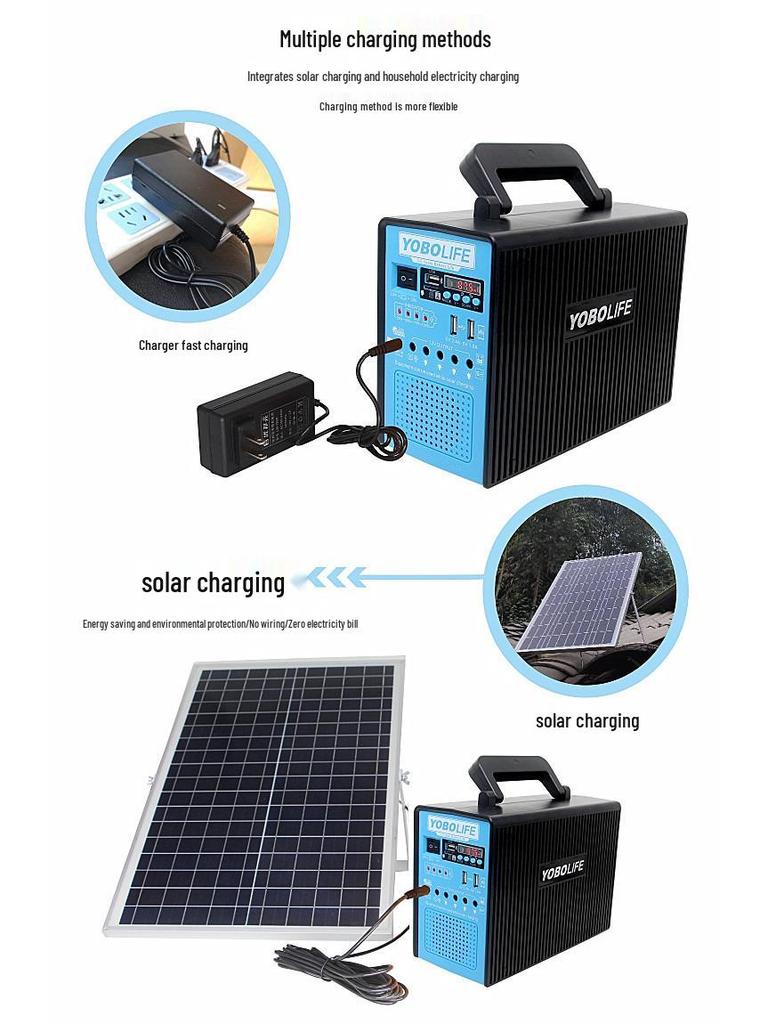 Dual Solar Panel Outdoor Light with Bluetooth Music