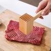 Natural Wood Meat Mallets for Meat Preparation Duals Sided Design for Soft and Firm Meats Cooking Tool