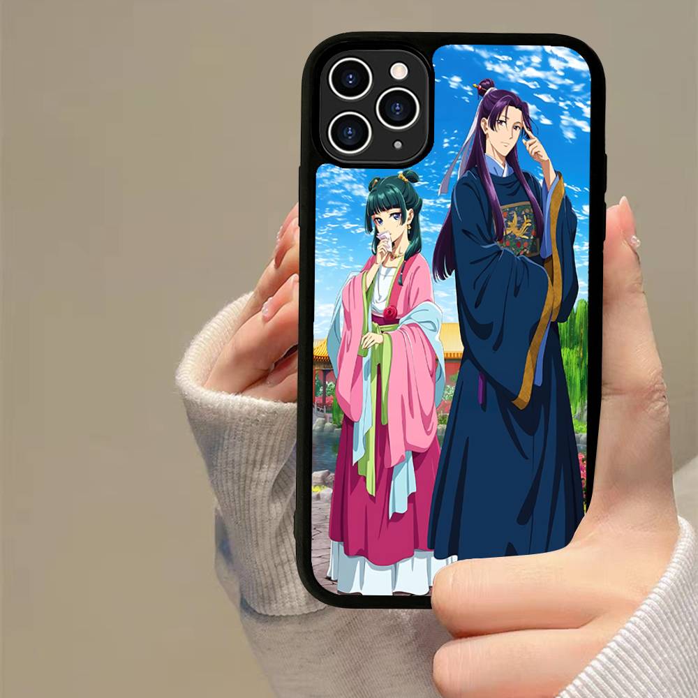 A-Apothecary D-Diaries Maomao Phone Case Silicone PC+TPU For For iPhone 11 12 13 14 15 16 Plus Pro Max Cover
