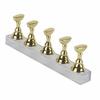 False Nail Display Stand Holder Set Nail Art Practice Holder Gold Magnetic Nail Showing Shelf