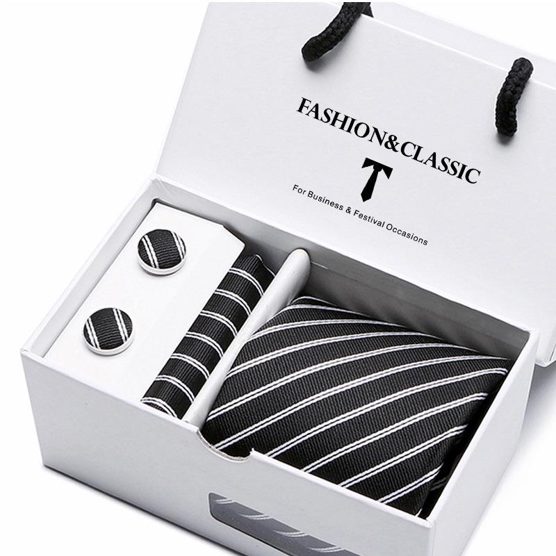 Men's 5-Piece Tie Gift Box: Formal & Wedding Attire