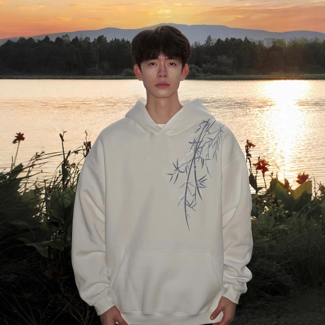 Hooded Sweater Mens Autumn and Winter Latest American Comfortable Fit Everyday Jacket M