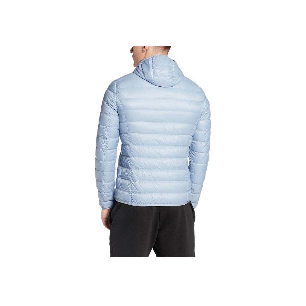 Emporio Armani EA7 Casual Solid Color Zipper Hooded Long Sleeve Down Jacket Men Jackets Blue 8NPB02-PN29Z-1506