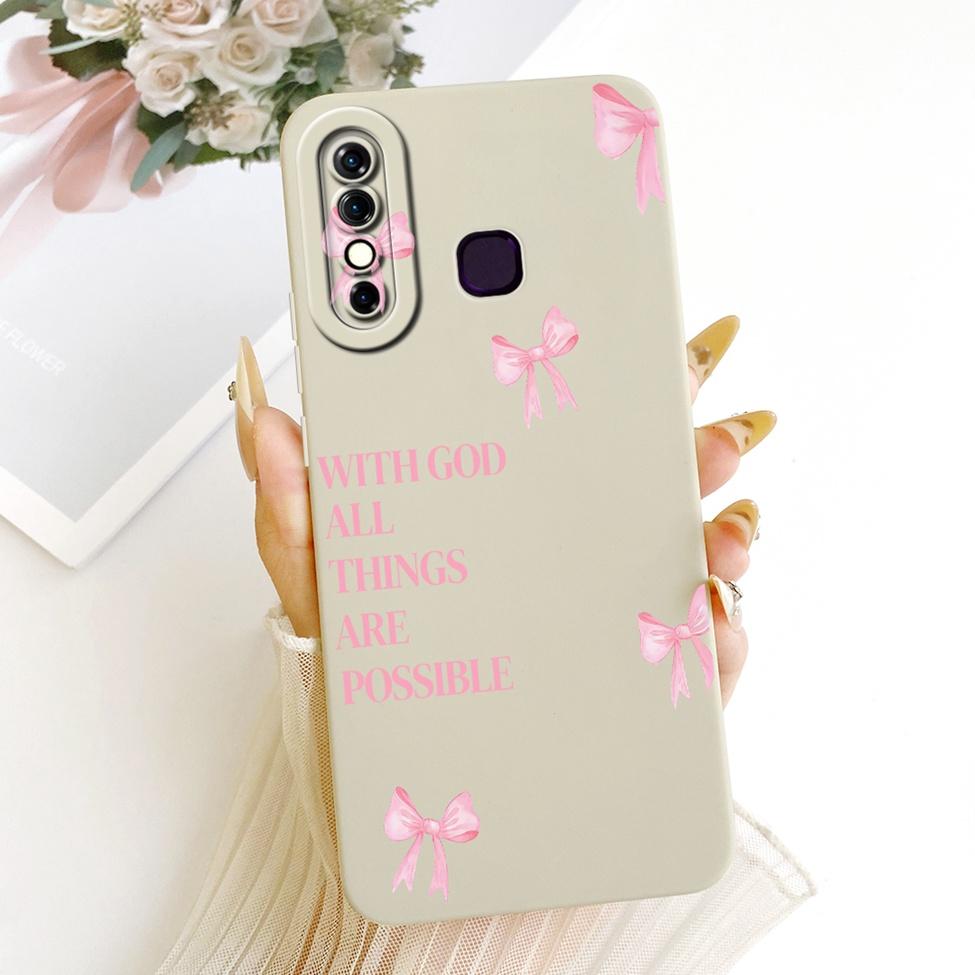

For Infinix Hot 8 X650B X650C X650D Case For Infinix Hot 8 Lite X650 Cover Fashion Cartoon Cute Funny Painted Silicone Casing Hot 8 Lite