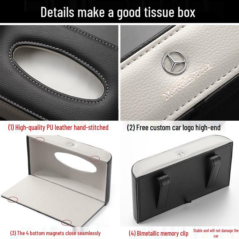 Sun Visor Car Tissue Box: Cross-Border Hanging Napkin Holder