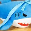 50cm Cute Plush Shark Backpack Toys for Children Cartoon Sea Animal Shark Schoolbag Kawaii Gift for Kids