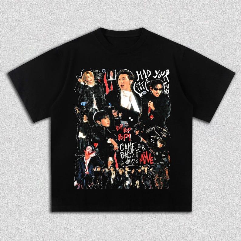 Summer Hot Sale Kpop Group BTS Arirang 2026 T-shirt HIP HOP High Street Men Women Gothic Oversized T-shirt Y2K Harajuku Punk T-shirt
