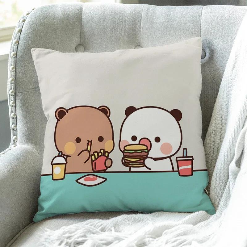 Pillowcase Bubu Dudu 45x45cm Home Decor Cushion Cover Sofa Bed Car Cushion Cover Halloween Christmas