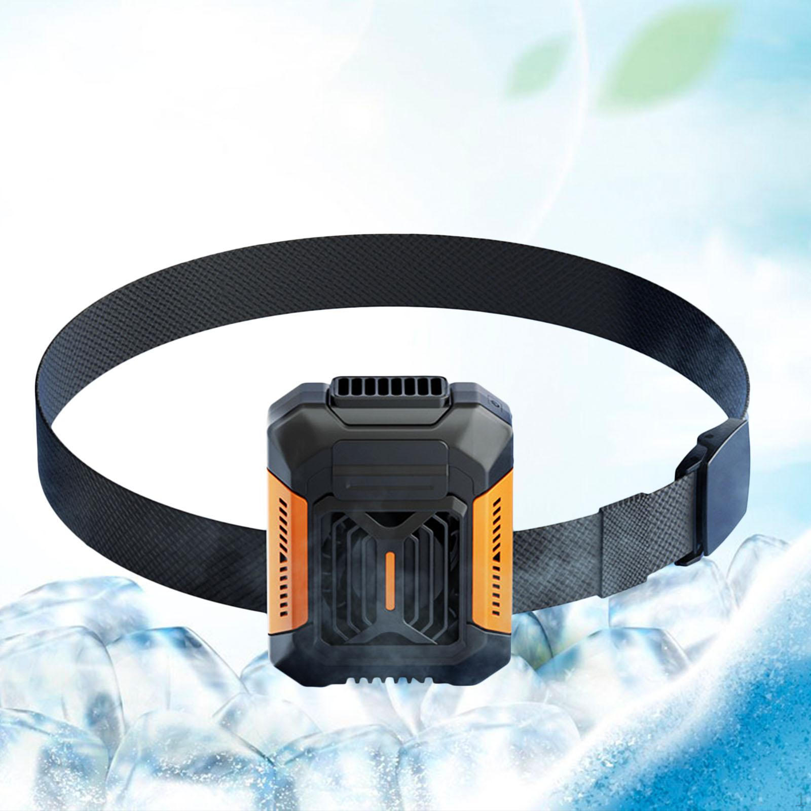 

Hands- Портативный вентилятор с регулируемой скоростью ветра - Идеально подходит для путешествий и использования на открытом воздухе оранжевый