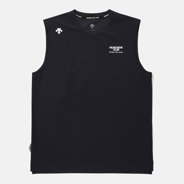DESCENTE Movement Back Graphic Sleeveless Black Sr221Est51