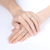 Promise Of Love Couple Rings Men And Women A Plain Minimalist Love Open Rings Fashionable Fashionable Minimalist Minimalist Diamond RingSimple Rings