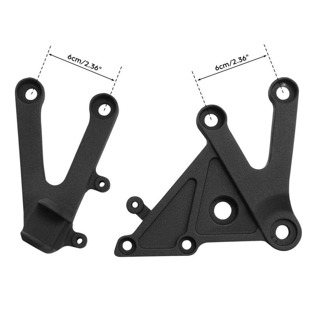 Motorcycle Front Driver Foot Pegs Footrest Bracket For Honda CBR600RR CBR 600RR 2003-2006