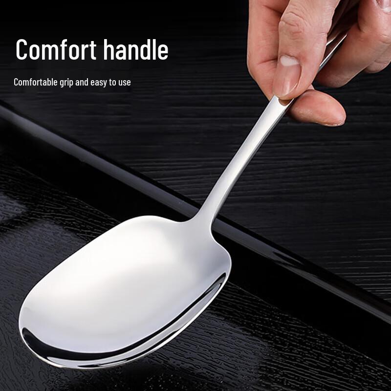 Muke 04 Thickened Stainless Steel Serving Spoon