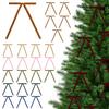 12pcs/set Vintage Christmas Tree Bows Christmas Gift Versatile Usage Velvet Bows Elegance Indoor Outdoor Decorations
