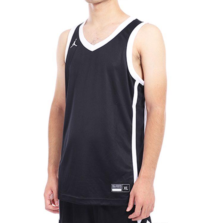Jordan Basketball Jersey Men's Black White AR4320-012