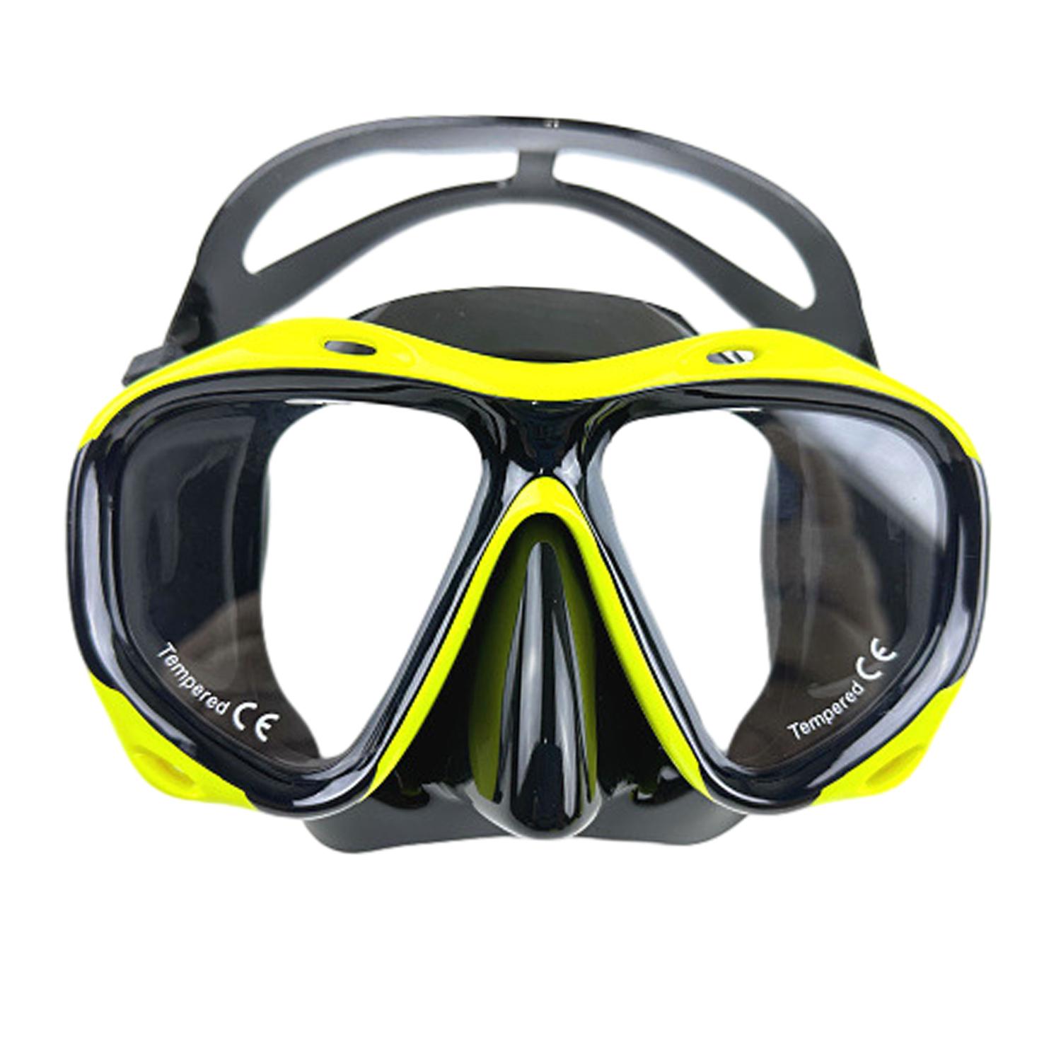 

Premium Adult Swimming Goggles - Crystal Clear Tempered Glass Lenses Waterproof & Anti-Fog For Comfortable All-Day Swimming