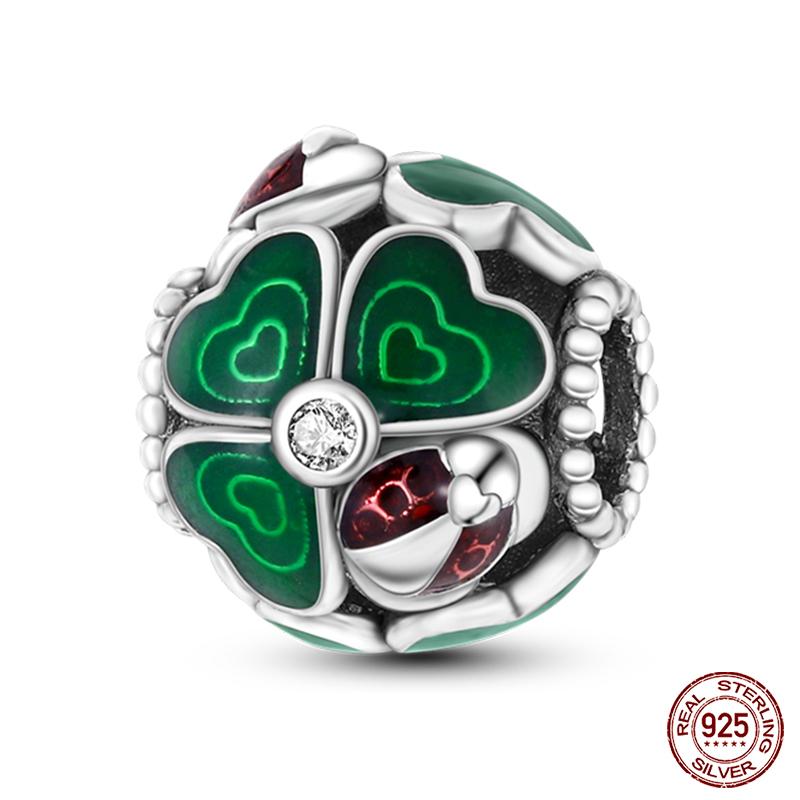 Copper Glowing Fireflies Bee Charms Beads Fit Original Bracelet For Women Fine Diy Travel Jewelry Making