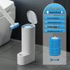 High-Capacity Disposable Toilet Brush for Home Bathroom Cleaning