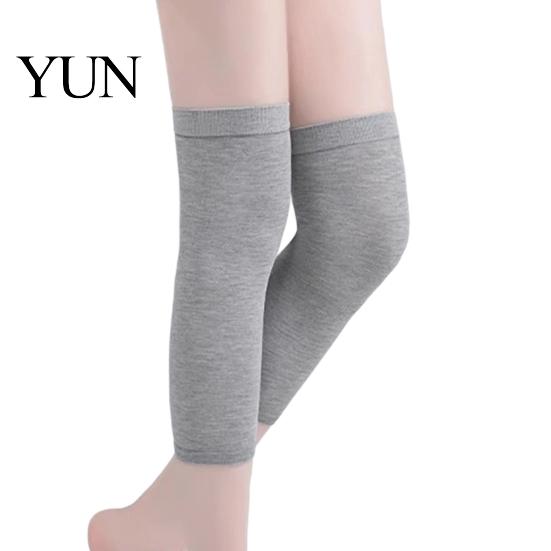 Air Conditioned Room Knee Warmers Soft for Cold Protection, Breathable Cotton Leg Sleeves, Anti Winter Support Slip Warmers, Elastic Thermal