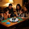 Gioco di Parole Spin And Shout Per Divertimento in Famiglia e Allenamento Cerebrale in Ambienti Interni