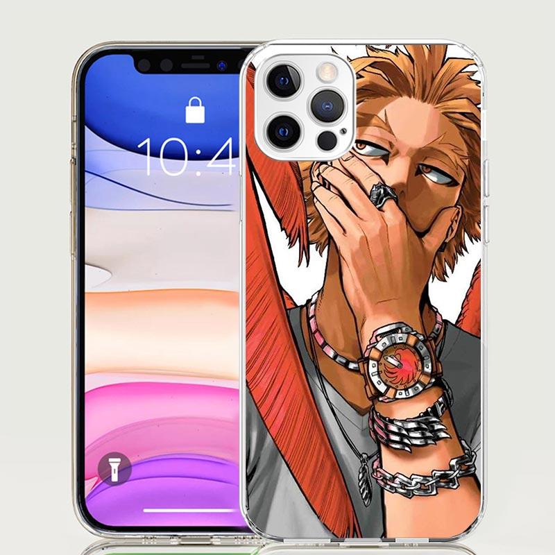 Hawks MHA My Hero A-Academy Phone Case For iPhone 17 Air 16 15 Plus 11 14 Pro Max 13 Mini 12 7 8 + SE Pattern Art Customized Cov