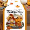 New Autumn Leaf Pumpkin Table Flag Linen Printing Living Room Table Tea Table Festival Decoration Nordic Table Cloth