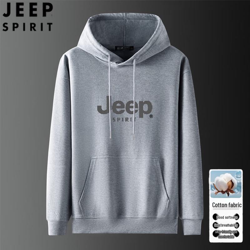 JEEP SPIRIT Men's Hooded Graphic Sweatshirt