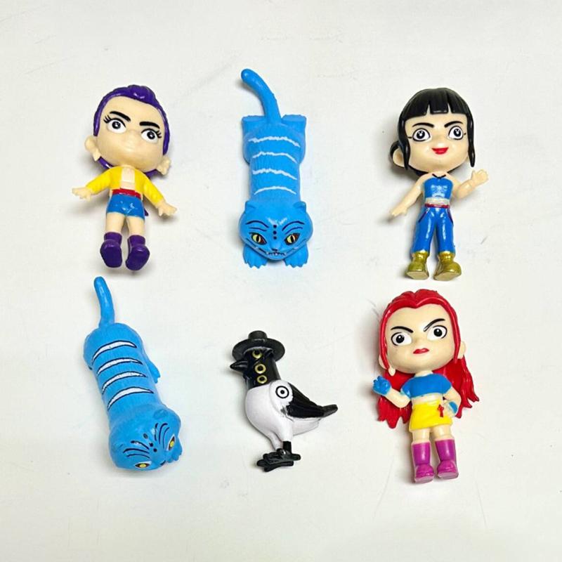 Neue Dämonenjäger Anime Figur Spielzeug Niedliche PVC Action Figur Derpys Tiger Rumi Mira Zoey Sussy Figur Puppe Geschenk für Fans