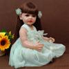 Realistic 55cm Full Enamel Baby Girl Doll Toy