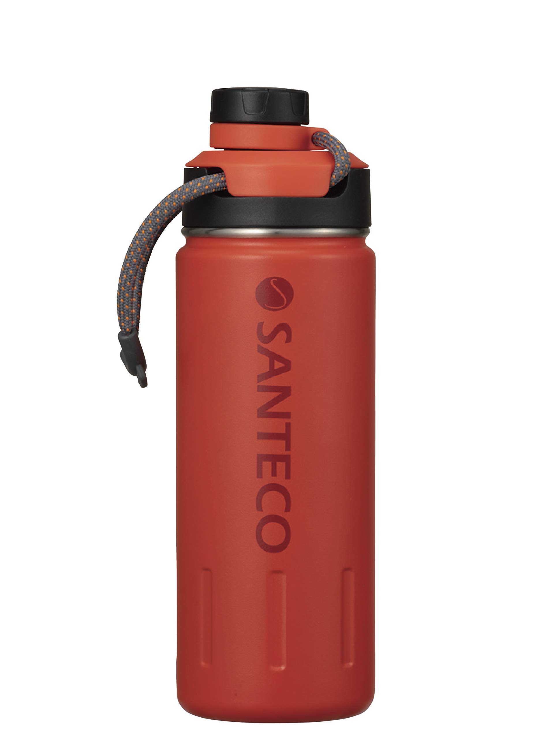 

CB Japan Water Bottle Sunset Orange 440ml Direct Drinking Stainless Steel Bottle Vacuum Insulation K2 Sports Bottle SANTECO