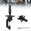 Mannequin Head Stand Height Adjustable Mannequin Head Clamp Holder for Training Head Display Black