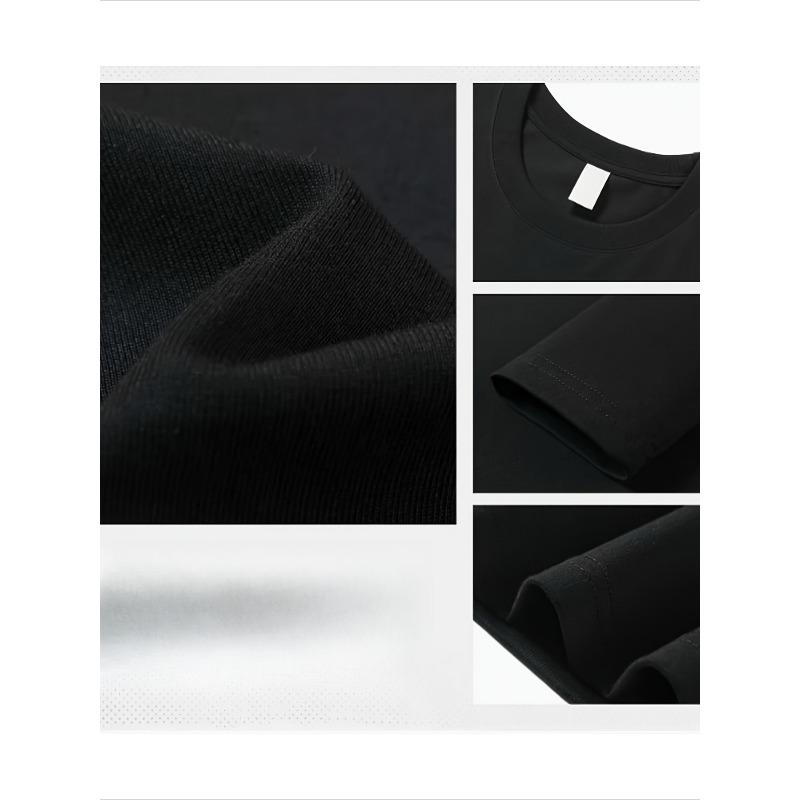 European Size Men'S Retro Formula Racing Pattern T-Shirt Classic Black Elastic And Breathable Suitable for Colorful Breathable Fabric Pure T Shirt