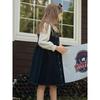 David Bella Girls' Denim Skirt Kidsren's Denim Vest Skirt Spring Girls' Dress Spring New Kidsren's Clothing