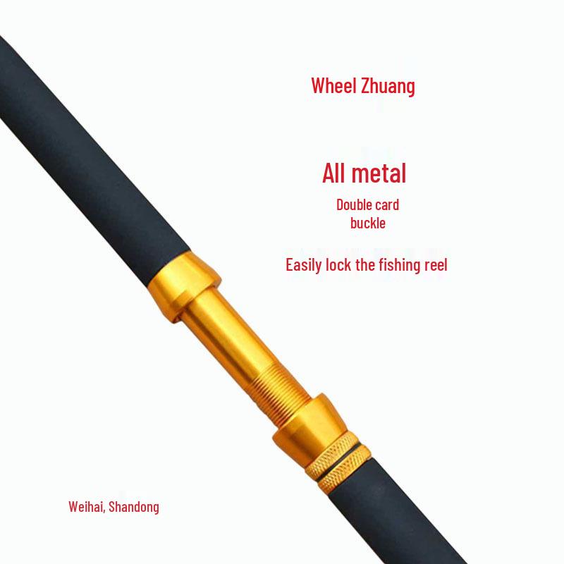Deep Sea Carbon Fiber Fishing Rod: 1.65-1.85m, Super Strong, Heavy Lure Capacity