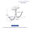 Ceiling Hooks Heavy Duty Iron High Load Bearing Hangers for Kitchen Garage Camping Gear Storage