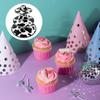 3 Level Dessert Display Tower for Kids Birthday Celebration Cupcake Holder Elegant Cow Print Cake Storage Stand