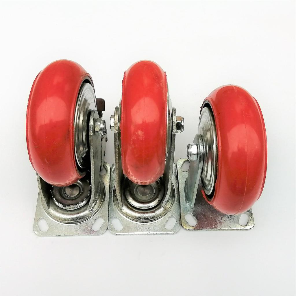 Heavy Duty Korean Style Swivel Caster with Iron Core and Polyurethane Wheel