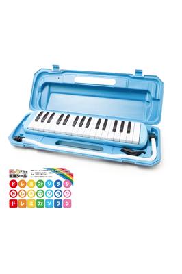Hobinavi Keyboard-Mundharmonika, 32 Tasten, für Grundschüler und Kinder, leicht, Melodie, Wickelmundstück, Tischplatte, Standgehäuse, Namensaufkleber, Schule