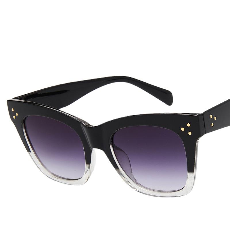 Latest Ladies Oversized Frames Cat Eyes Sun Glasses Fashion Ladies's Sun Glasses Vintage Gents UV Protective Goggles UV400 Eyewear