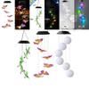Colorful Solar-powered Wind Chime Lights For Magical Garden Atmosphere