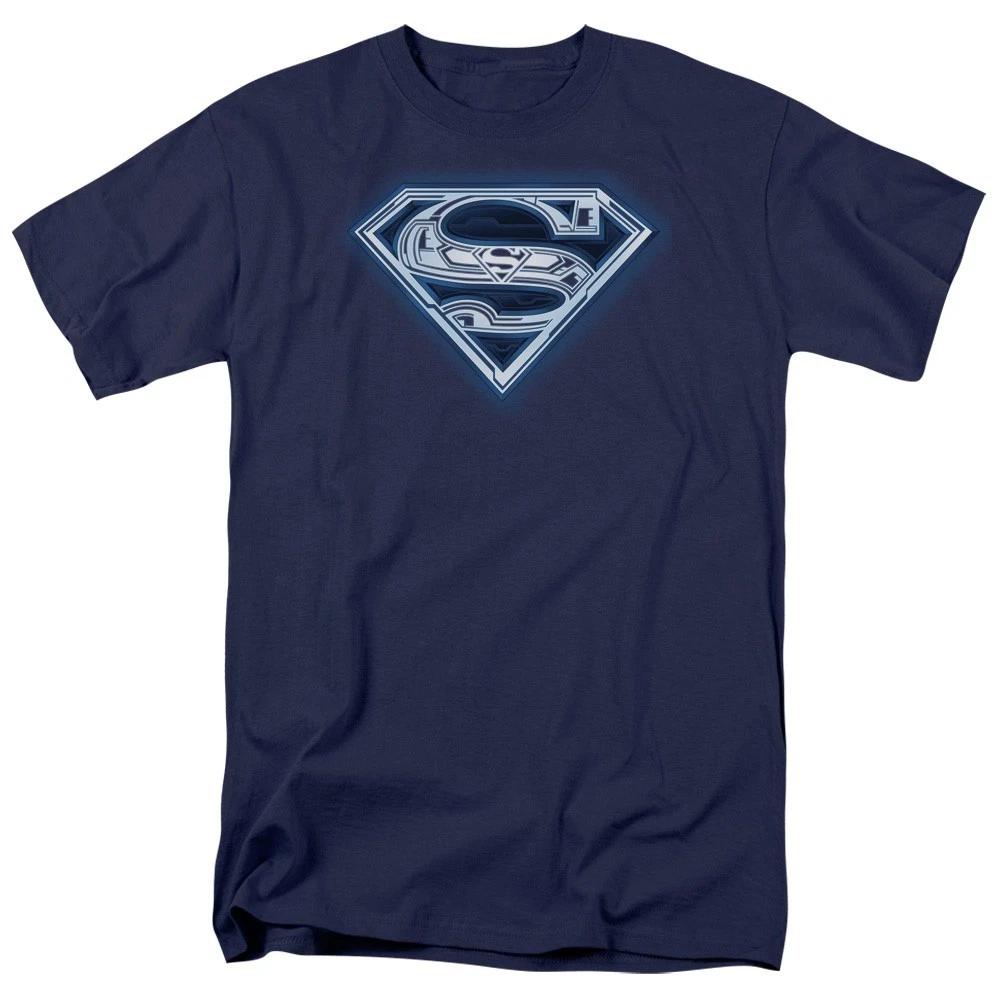 SUPERMAN CYBER SHIELD Licensed Adult Men s Graphic Tee Shirt SM-5XL XL