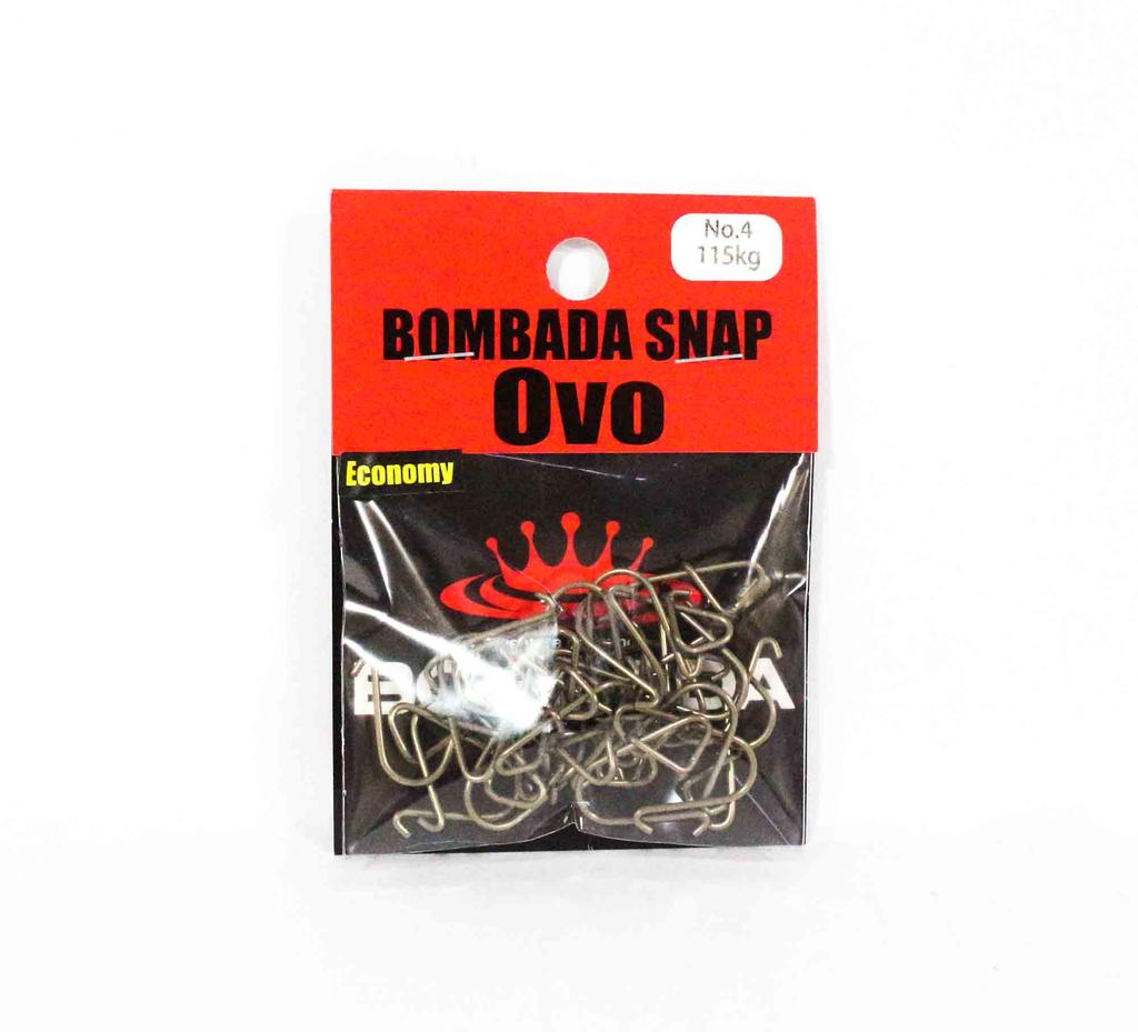 Bombada Lure Snap Ovo Economy Pack Heavy Duty Size 4 (1188)