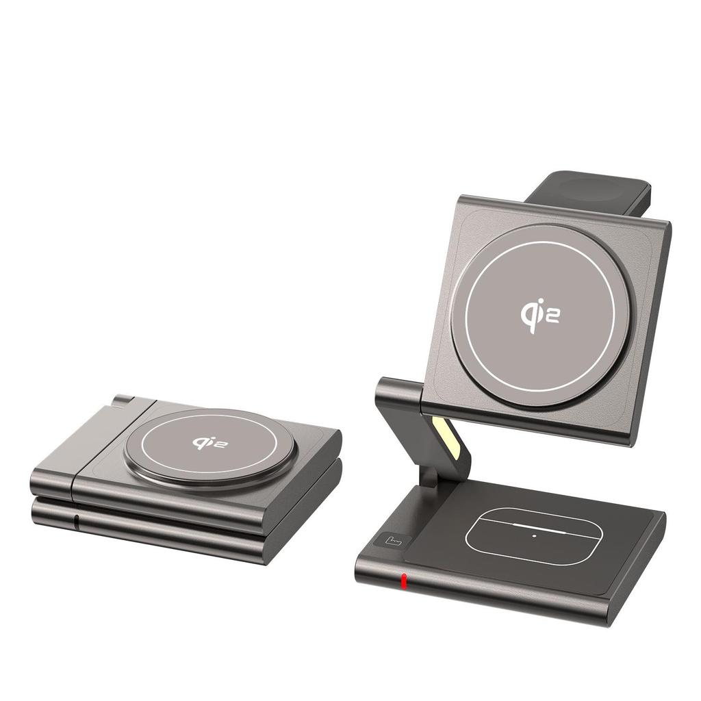 Magnetic 3-in-1 Wireless Charger for Apple Phones - Qi2 Fast Charging Bestseller