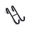 304 Hook Stainless Steel Glass Door Back Hook Hanging Double-Hook Bathroom Metal Non-stick Double-sided S-Hook Clothes-Hook
